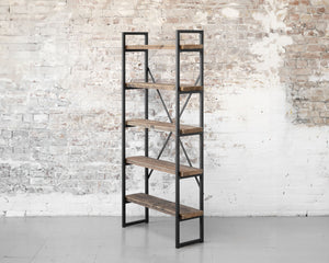 Bookshelf | Black Steel Frame